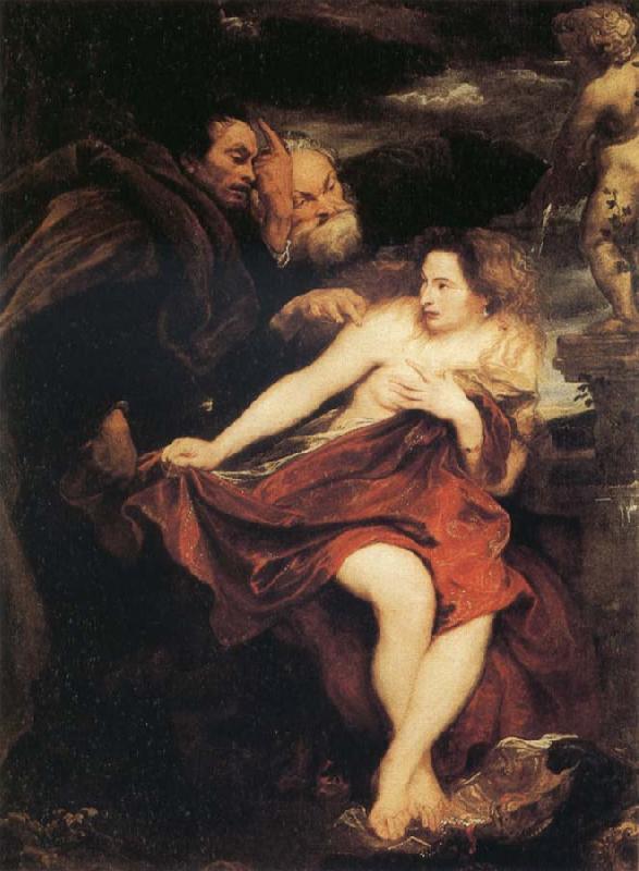 Anthony Van Dyck Susanna and  the Elders Sweden oil painting art
